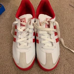 Red & White Samoa Adidas